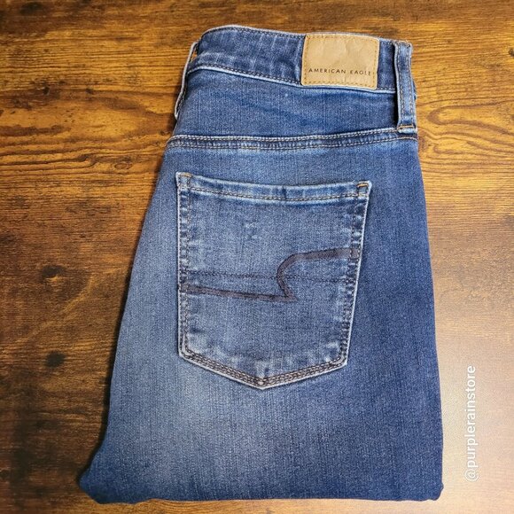 American Eagle Jeans 2 S Jegging 360 Next Level Stretch Super Hi Rise - Picture 3 of 11